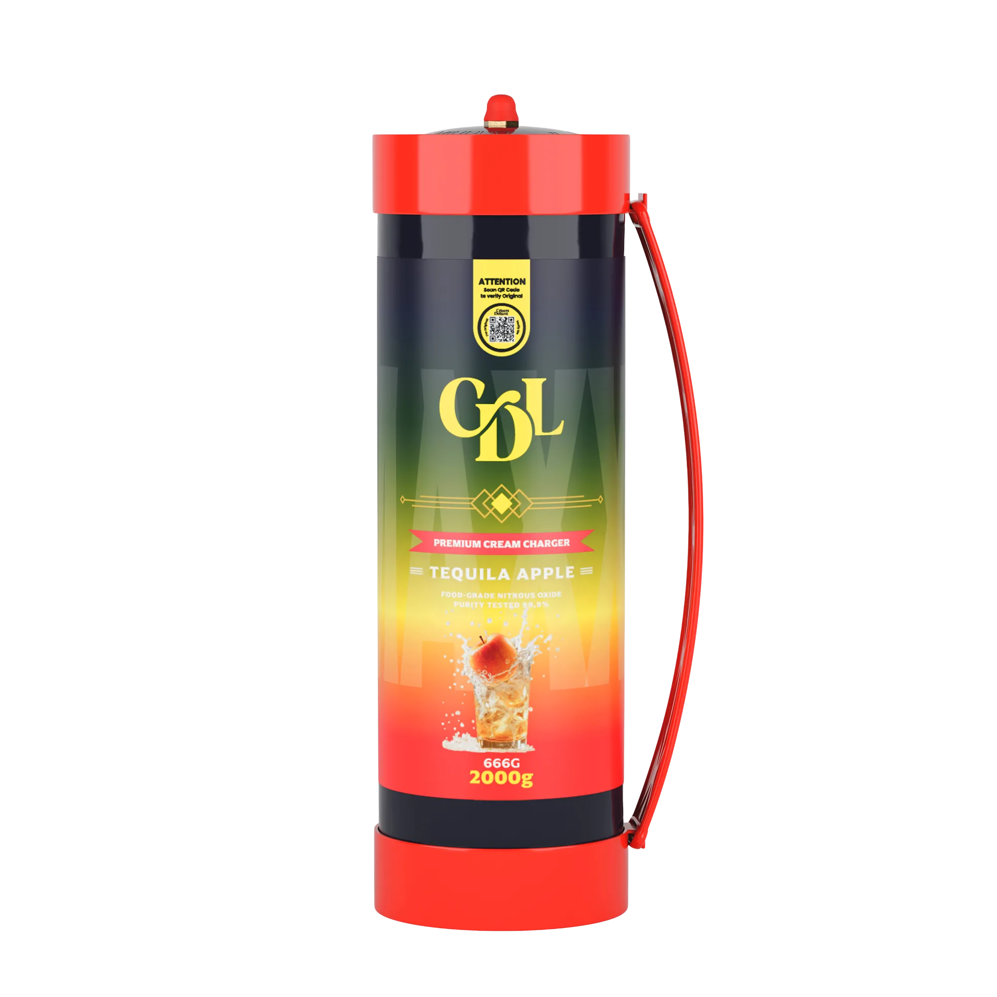 Cream-Deluxe-Maxxi-2000g-N2O-Tequila-Apple.webp Cream Deluxe Maxxi 2000g N2O Tequila Apple - Image 1